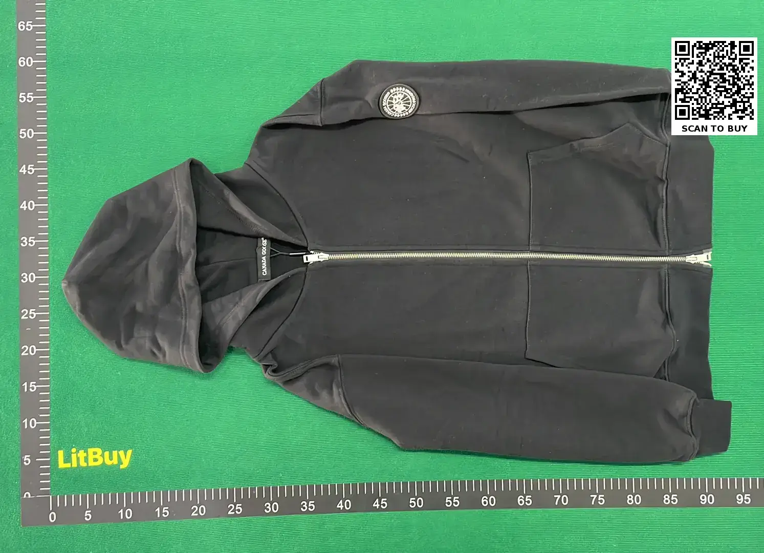 Canada Goose Black Zip Hoodie