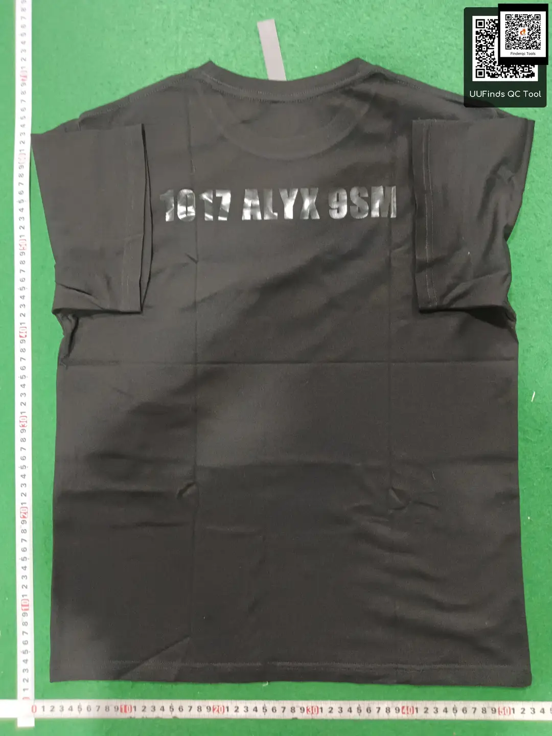 1017 Alyx 9Sm Black Mirrored Logo T-Shirt