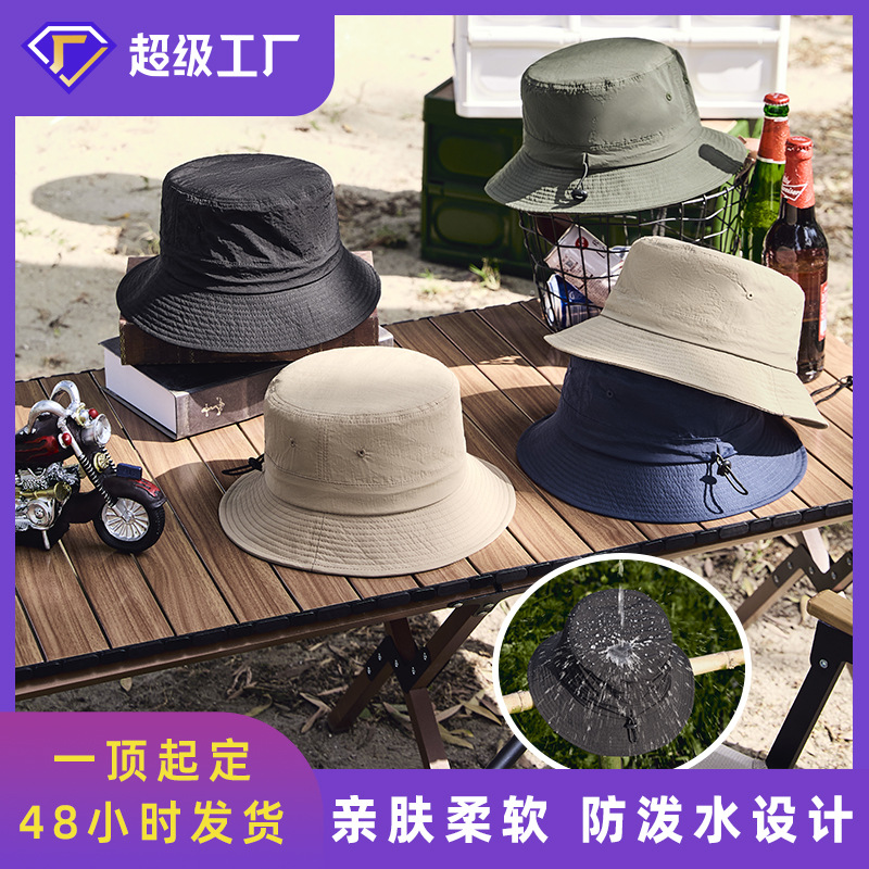 2025 Spring and Summer New Sun Protection Fisherman Hat, Anti-Uv, Water-Repellent Fishing Hat, Same Style Basin Hat for Men and Women