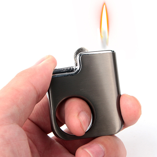 H310 Play Ring Machine Personalized Creative Grinding Wheel Open Flame Lighter Cool
