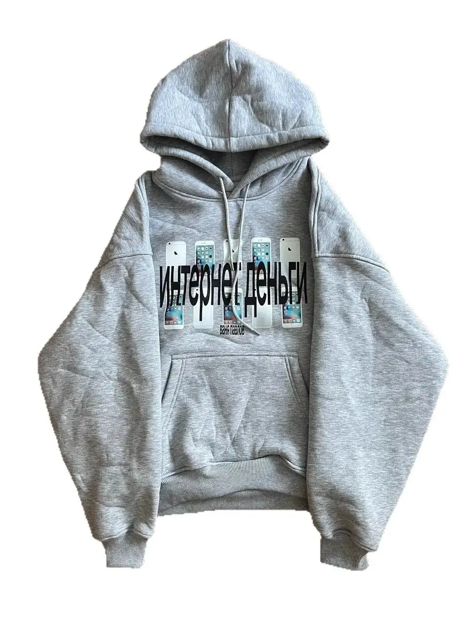 Letter print vintage classic loose sweatshirt