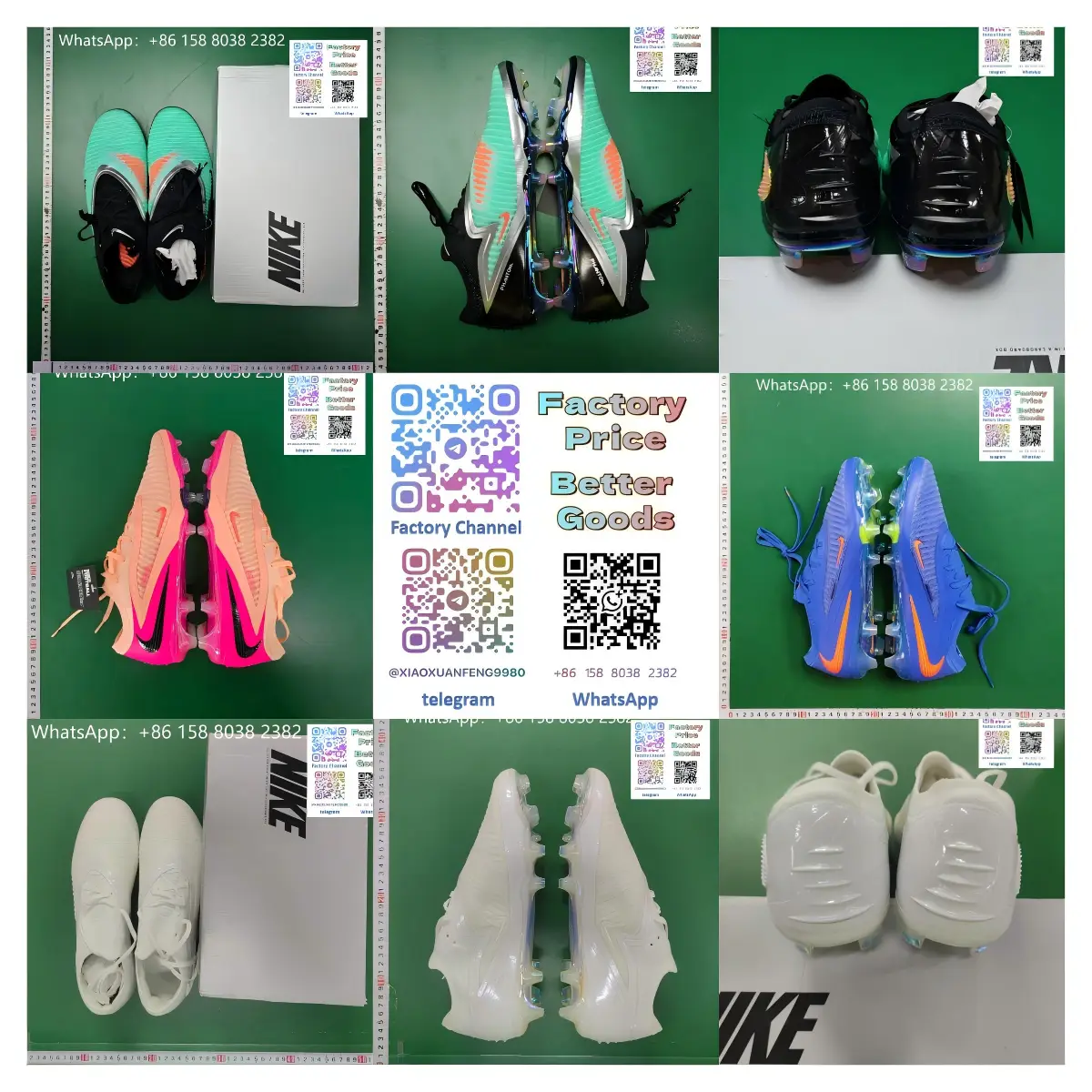 世杯赛双层防水鱼丝全针织FG足球鞋WhatsApp：+86 158 8038 2382