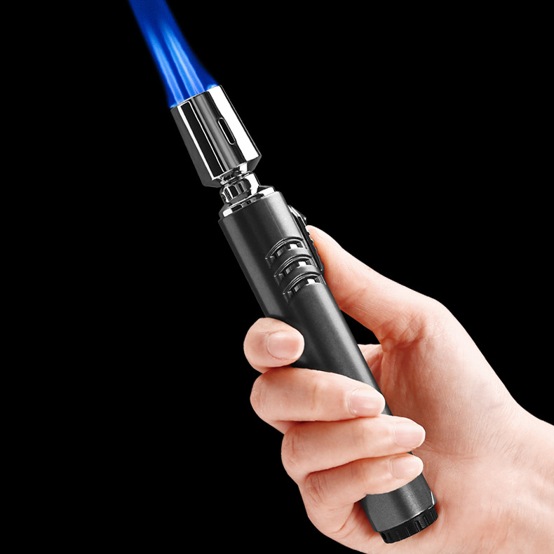 JOBON three straight lighter visual air window moxibustion cigar special portable long lighter customization