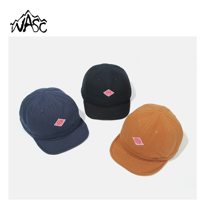 Japanese patch wide-brimmed cap summer sunshade baseball cap men and women can wear five caps hat