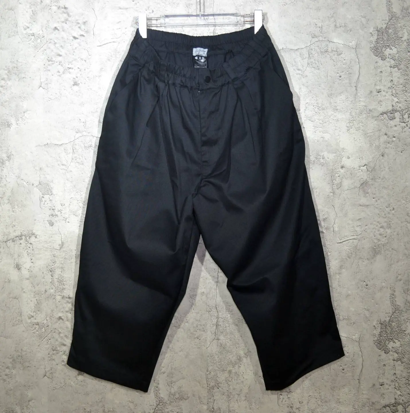 Spring and Autumn style dark Yamamoto Yoji low crotch casual cross pants tapered loose version cropped pants for men