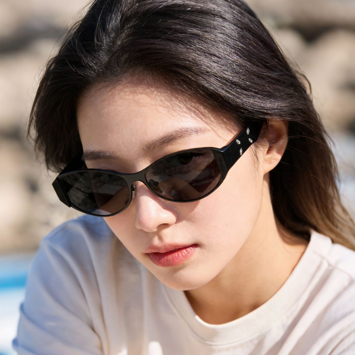 2026 Stylish Lightweight Cat-Eye Sunglasses High-Definition Uv Protection Sunglasses for Women Old Money Style Retro