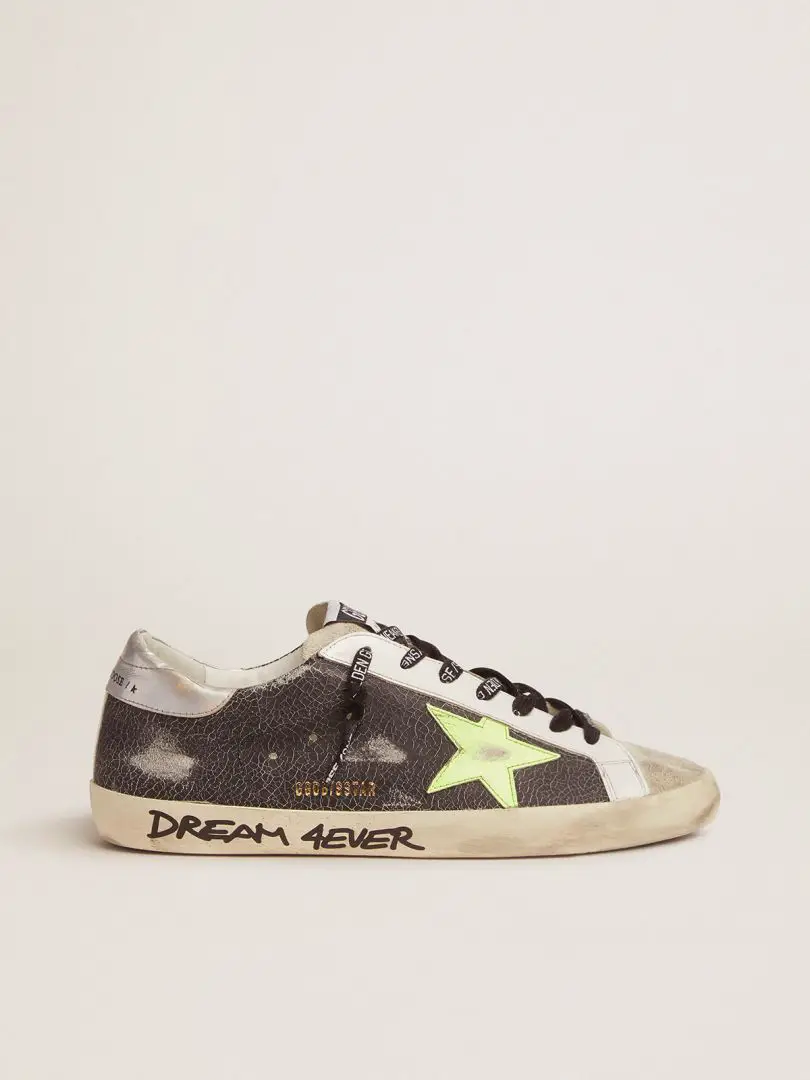2022 New Style Distressed Lace-Up Flat Low-Top Round-Toe Casual Star-Patterned Dirty Shoes for Women