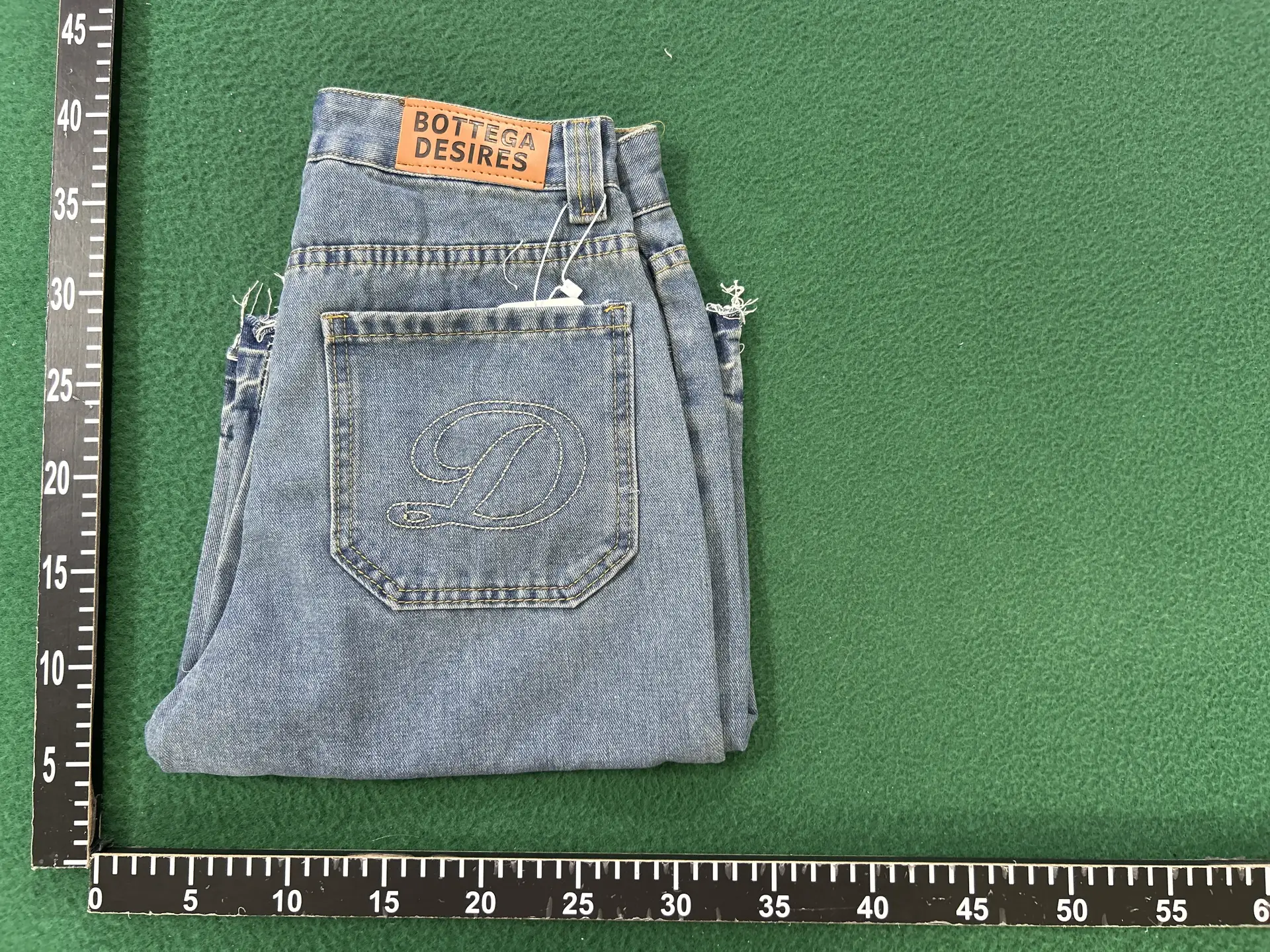 Bottega Desires Denim Shorts