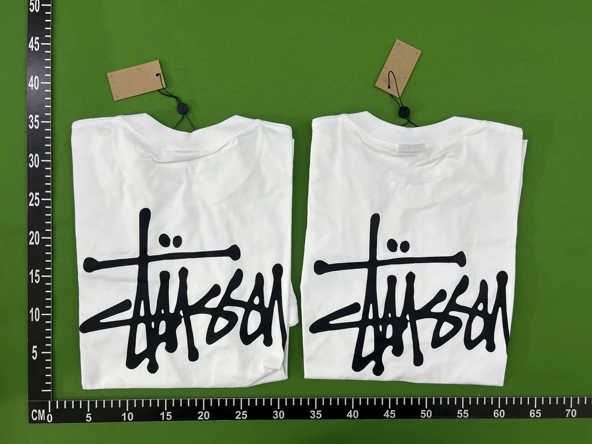 Stussy basic logo short sleeve t-shirt white