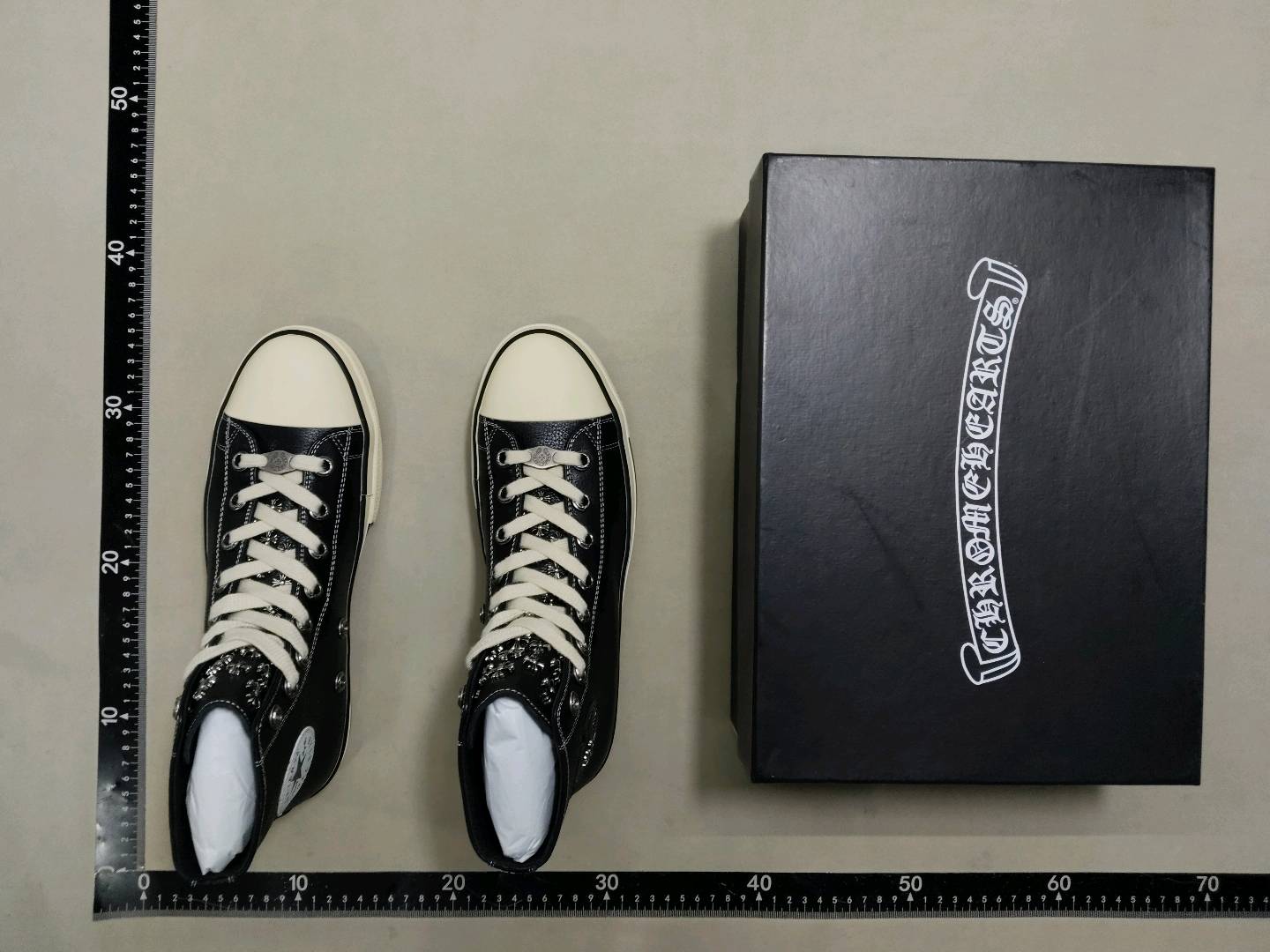 Chrome Hearts x Converse All Star High-Top Sneakers QC
