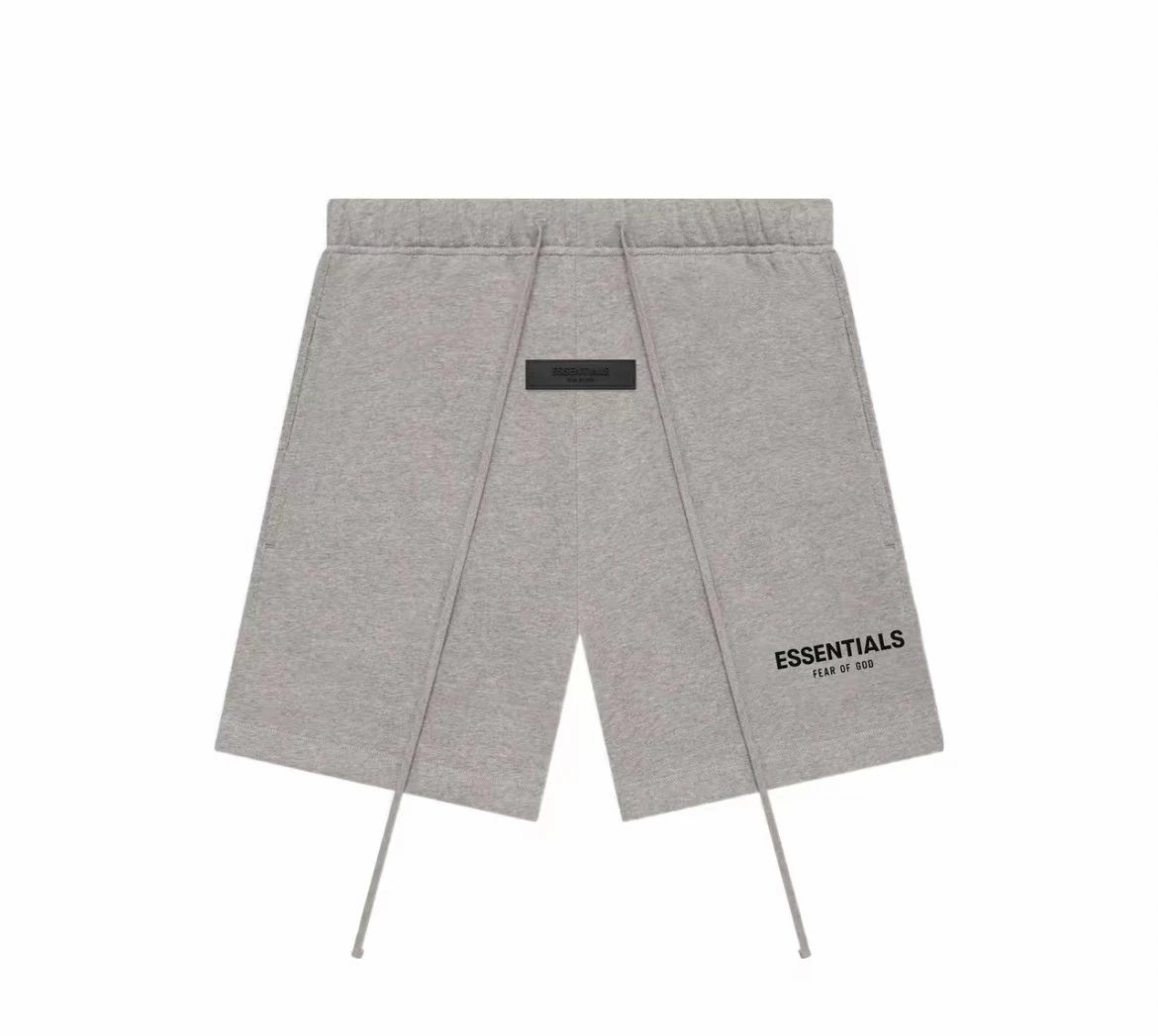 【DX14】High-Street Loose Flocked Letter Silicone‑Printed Drawstring Casual Shorts/Cropped Pants for Men and Women