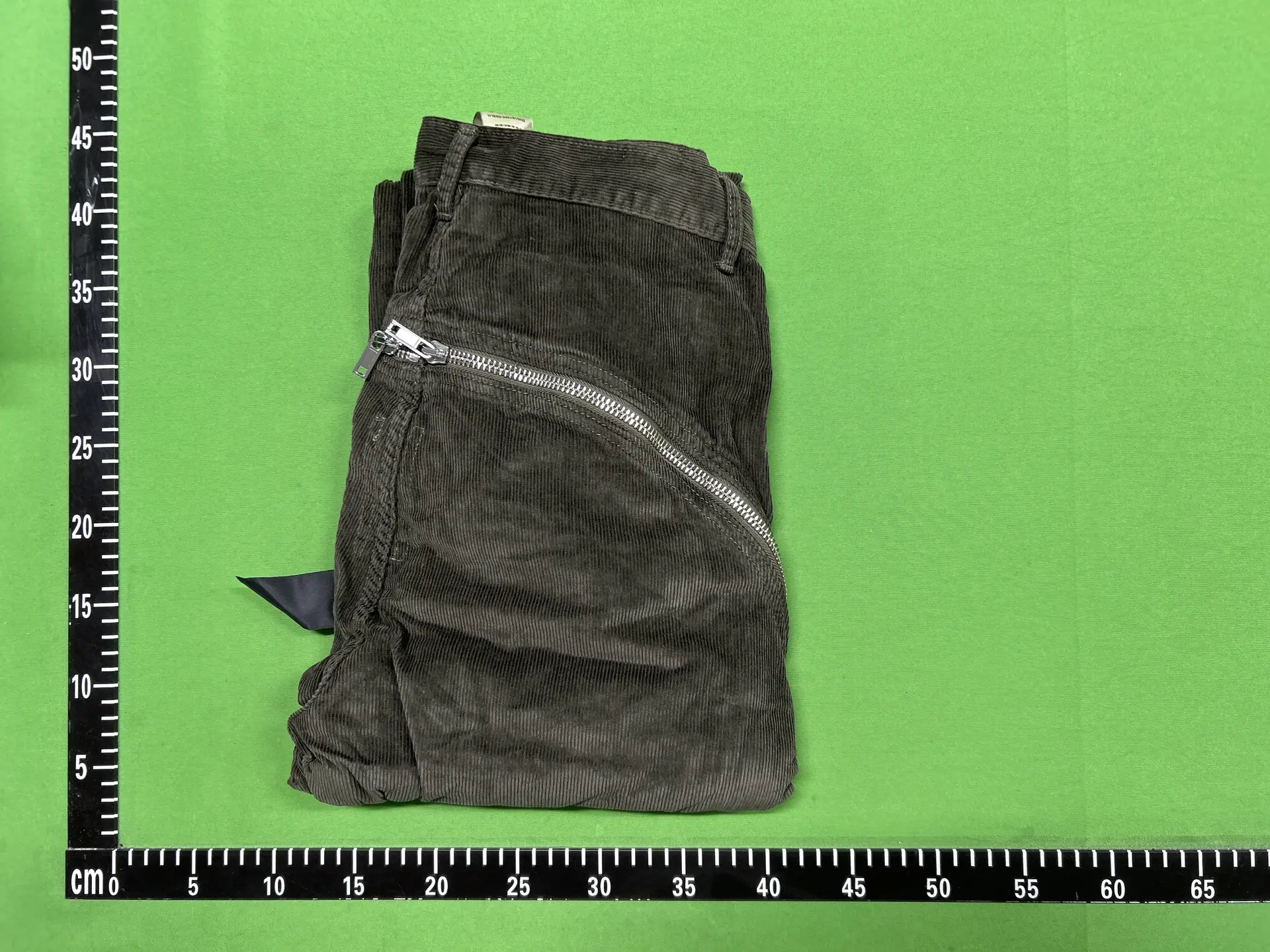 Xuan Zhan RO retro heavyweight corduroy high street American zipper wide leg pants versatile casual loose workwear straight leg pants