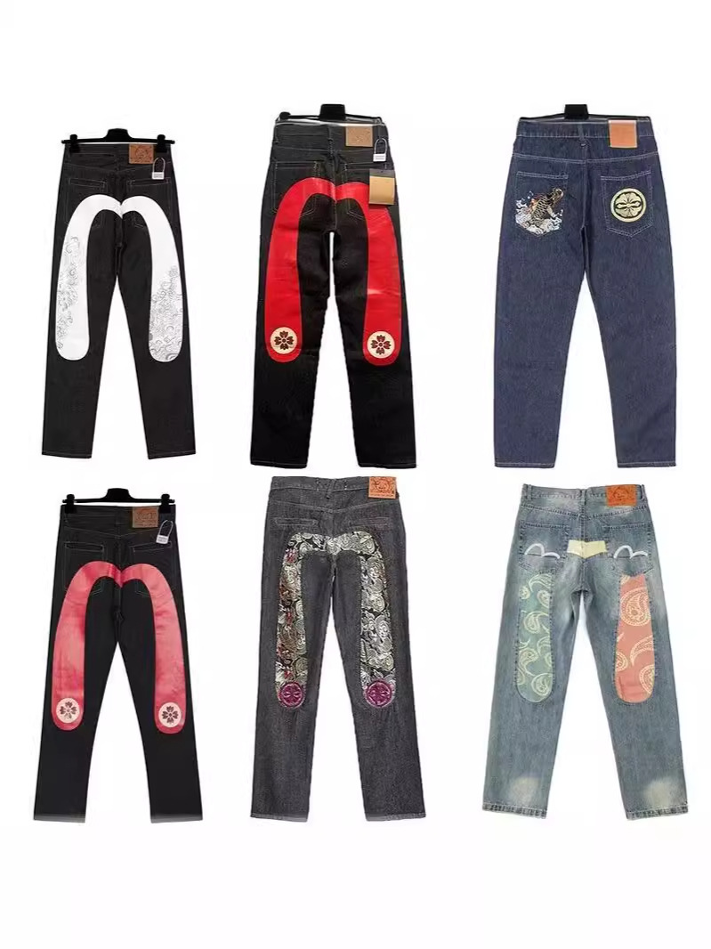 Jeans Men's Clothing High Quality Fashion Men's Clothing Jeans Cool Style Jeans Printed Pattern Denim Pants