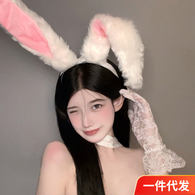 Cat Ear headdress headband soft girl cos head-mounted decoration sexy ear rabbit Christmas New cute
