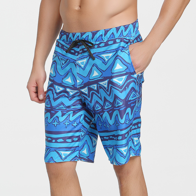 Men's Flower Shorts Summer Beach Pants Summer Big Pants Casual Pants Slim-fit Pants Trendy Loose Shorts