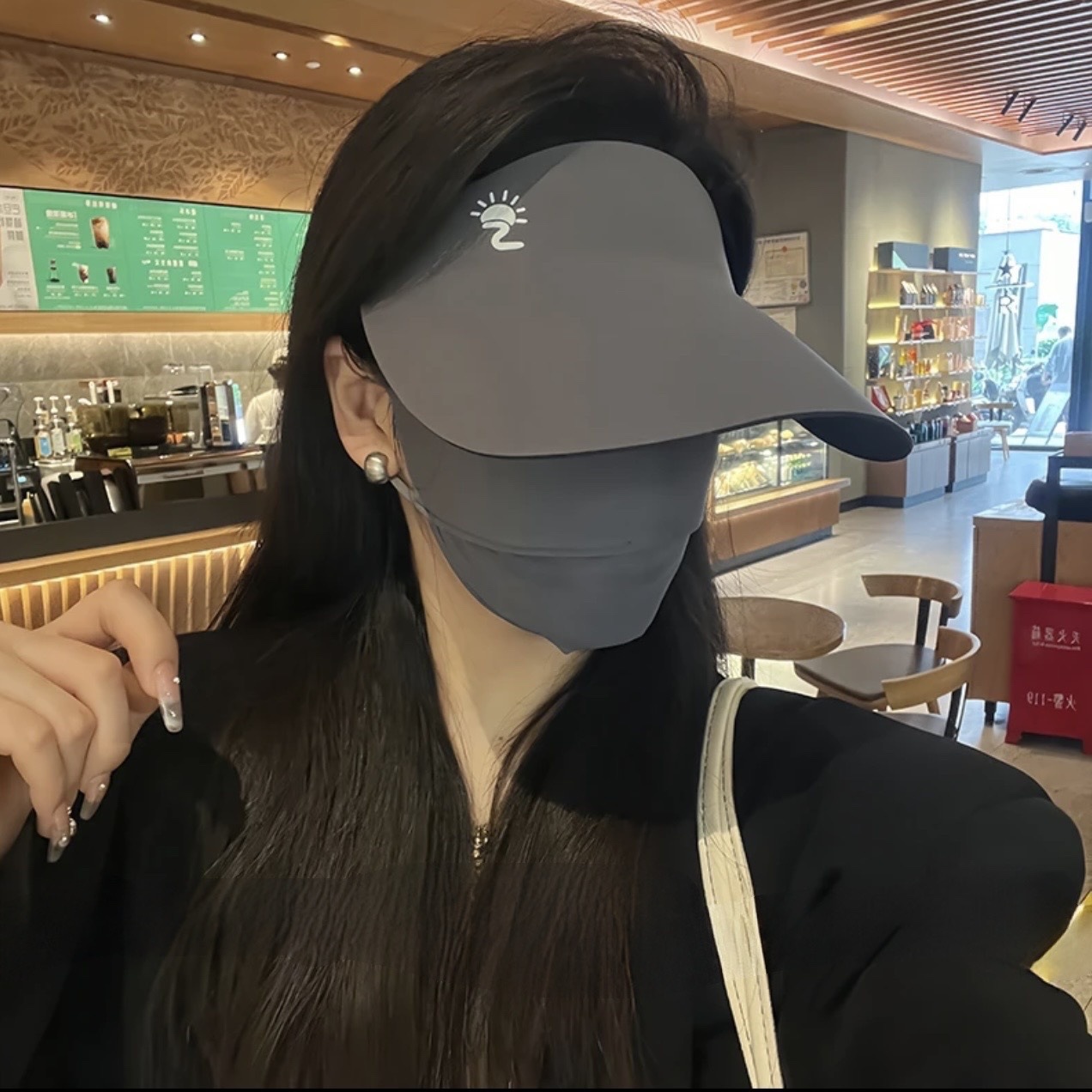 UPF50 summer seamless all-in-one hat women's new simple lightweight breathable sunscreen hat foldable empty top hat