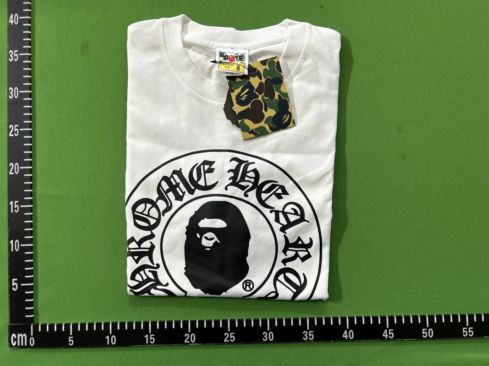 A Bathing Ape x Chrome Hearts White T-Shirt