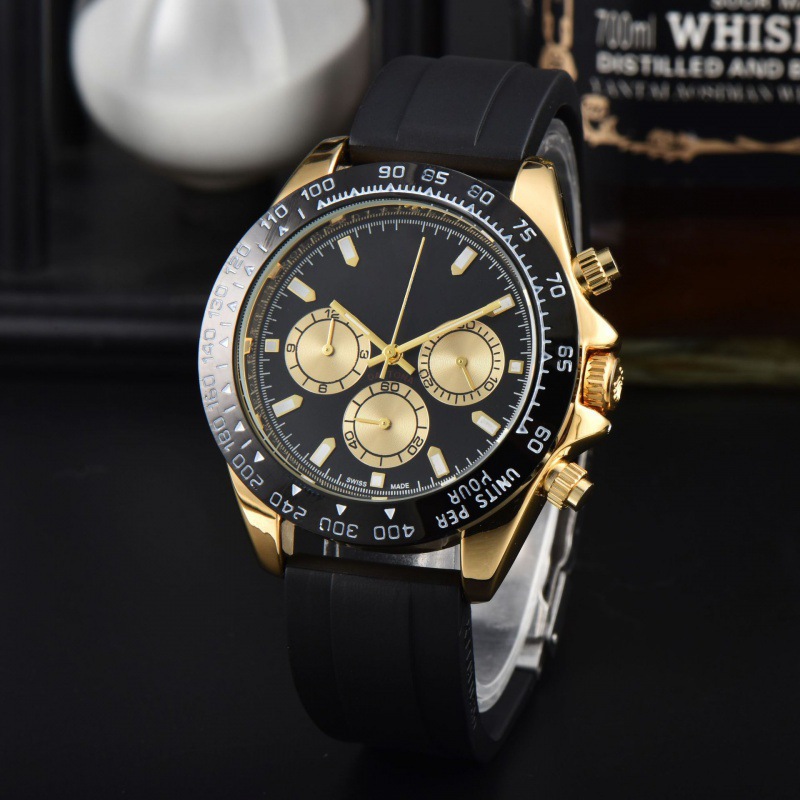 2023 foreign trade sports leisure style men's watch six-pin multifunctional automatic mechanical watch manufacturers wholesale