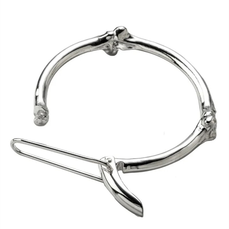 SOLOIST Style Bone Stitching Design Clip Bangle Bracelet Japanese Style Simple Classic Bone Ring Design Bracelet for Men and Women Fotografie QC de pe 1688 pe Qualit.ly