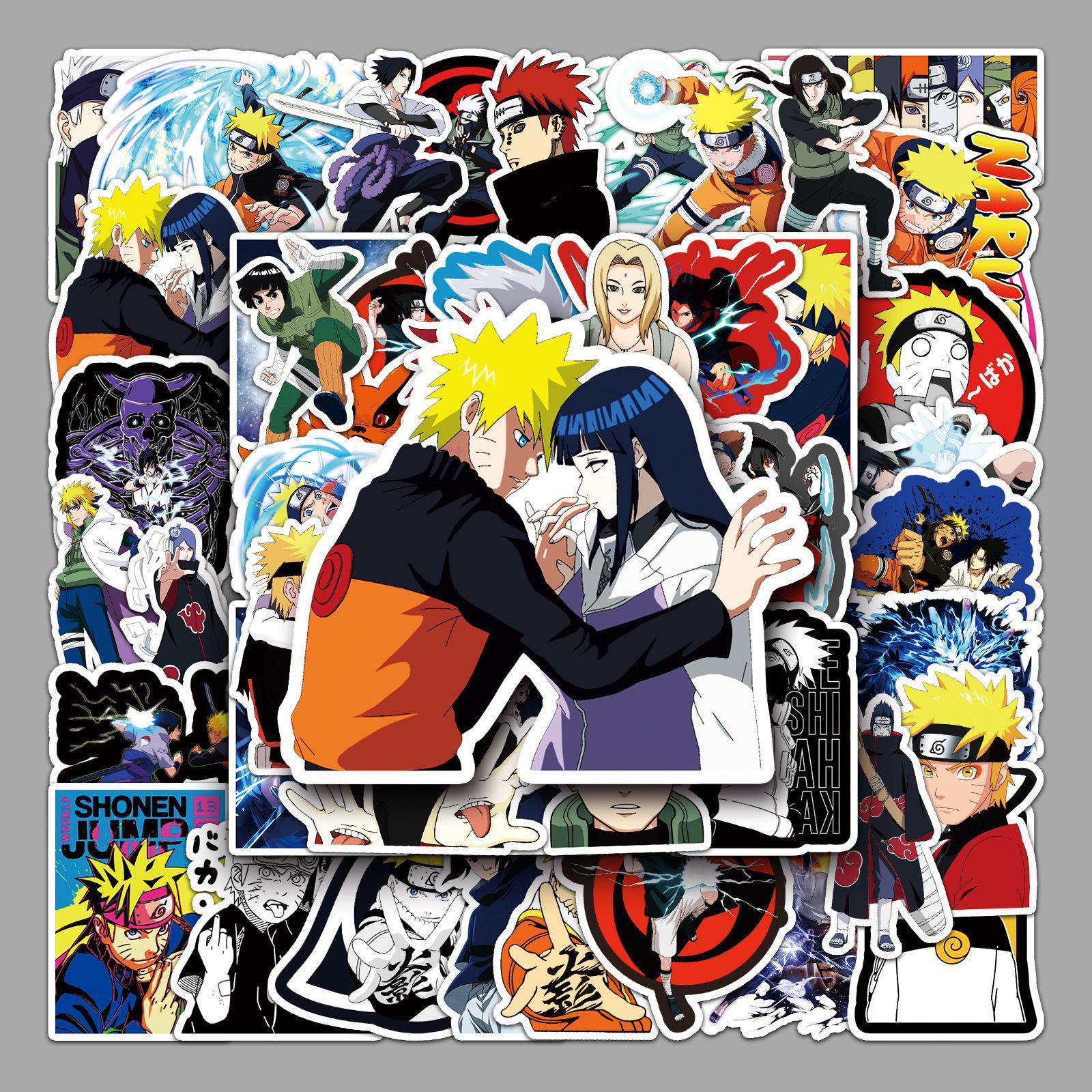 54 sheets Naruto Cross-border Cartoon Animation Decorative Luggage Laptop Car Guitar Waterproof Sticker