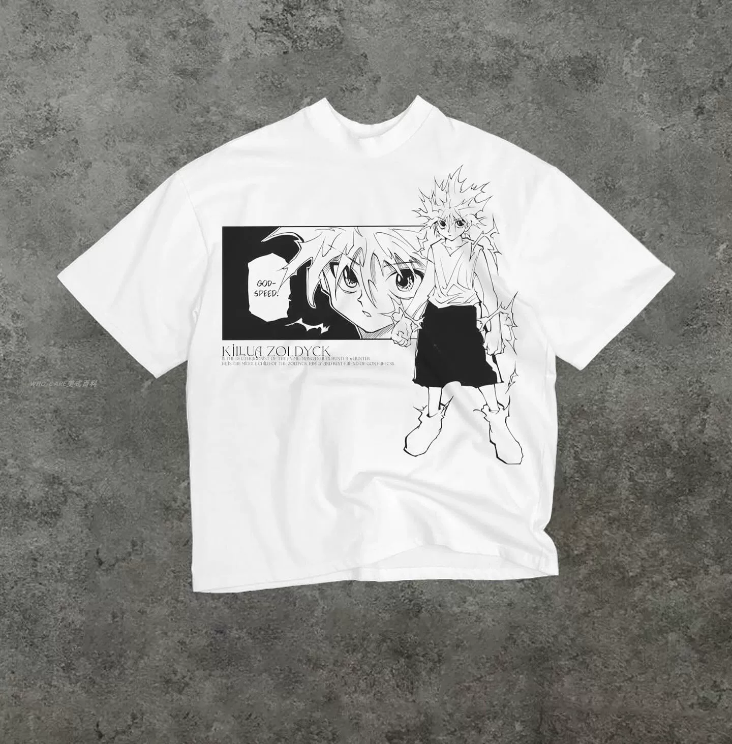 Hunter×Hunter Short Sleeves Logo Full-Time Hunter Pullover Basic Short-Sleeved T-Shirt