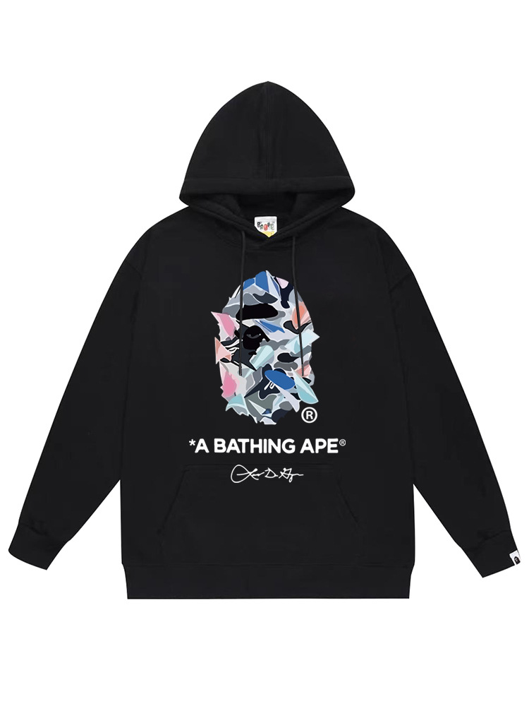 Cross-Border Wholesale Supply of Export Trendy Brand Heavyweight Bape Ape Head Hooded Sweatshirt Shark Long-Sleeved Hoodie Jacket 10