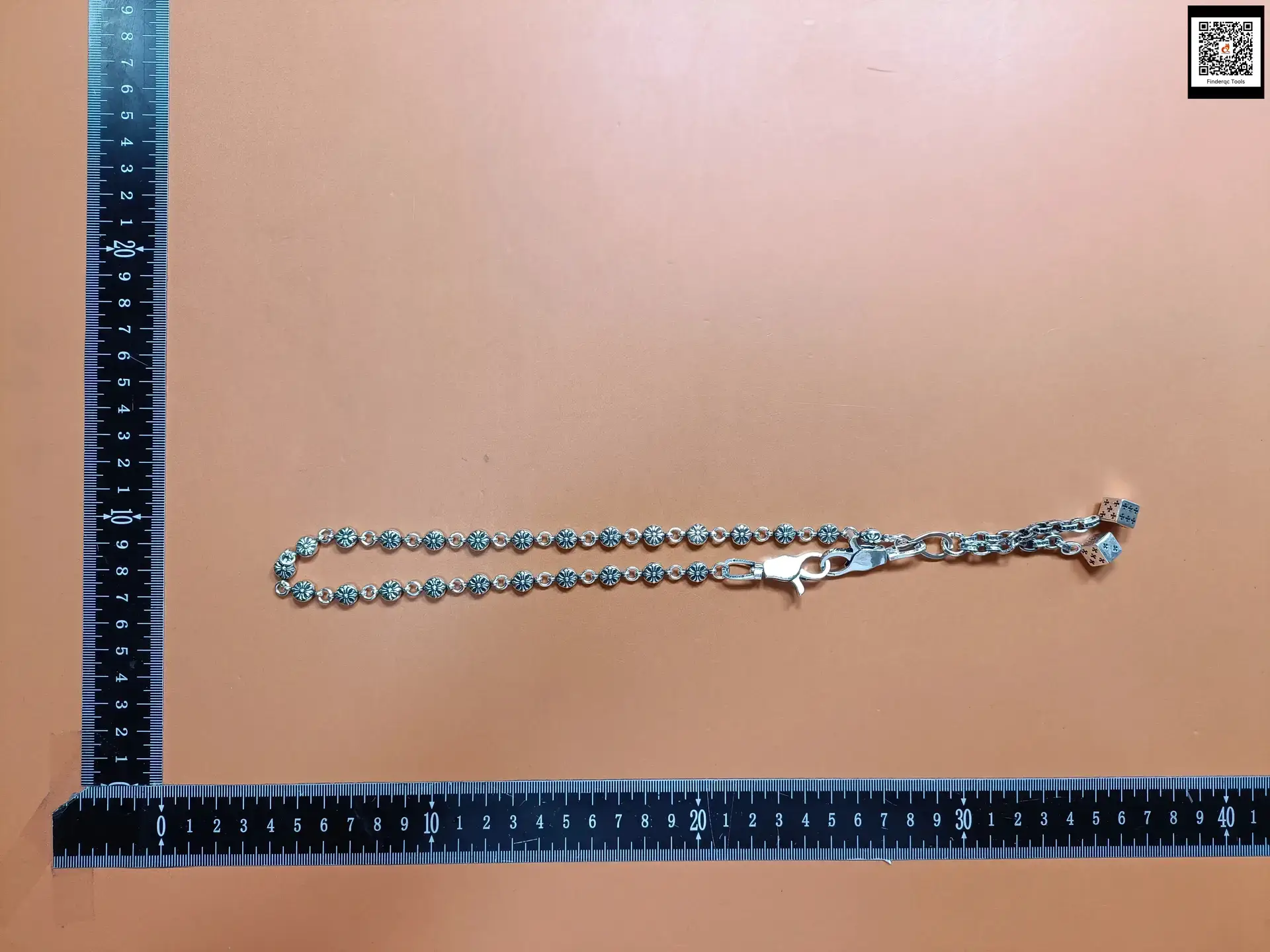 Cross Flower Ball Buckle Waist Pants Chain Bag Chain Personalized Retro European and American Bag Chain Thick