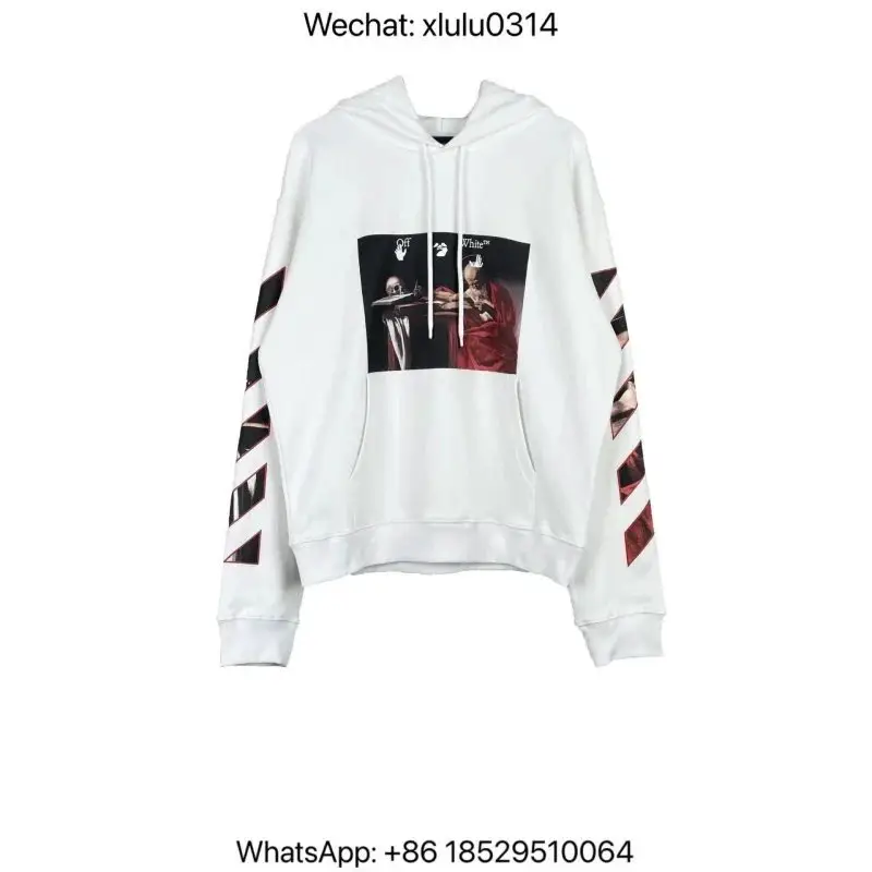 Jasonreps OW Red Skull Hoodie