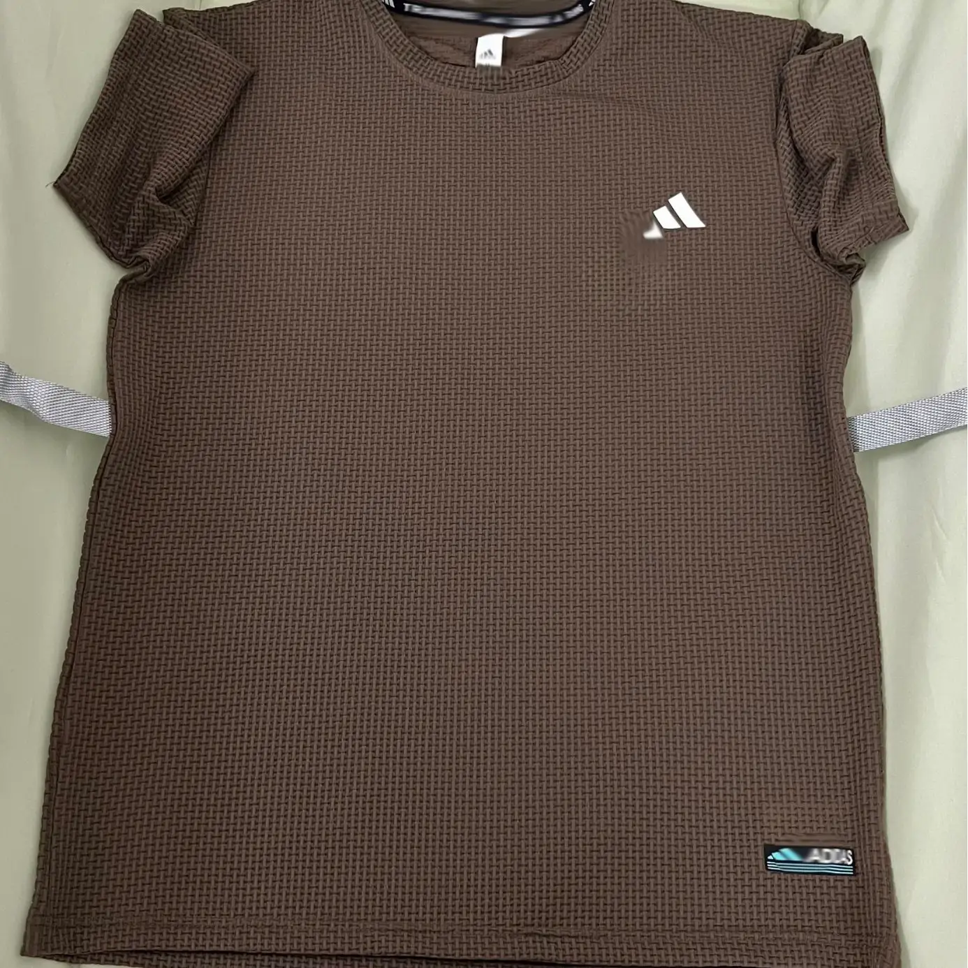 品牌冰丝速干短袖男T恤夏季圆领弹力运动服户外跑步健身休闲上衣