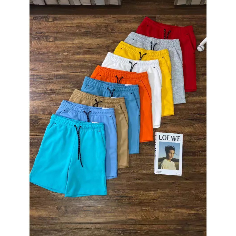 2024 Summer Casual Sports Drawstring Multicolor Back Zipper Men's 503 Shorts