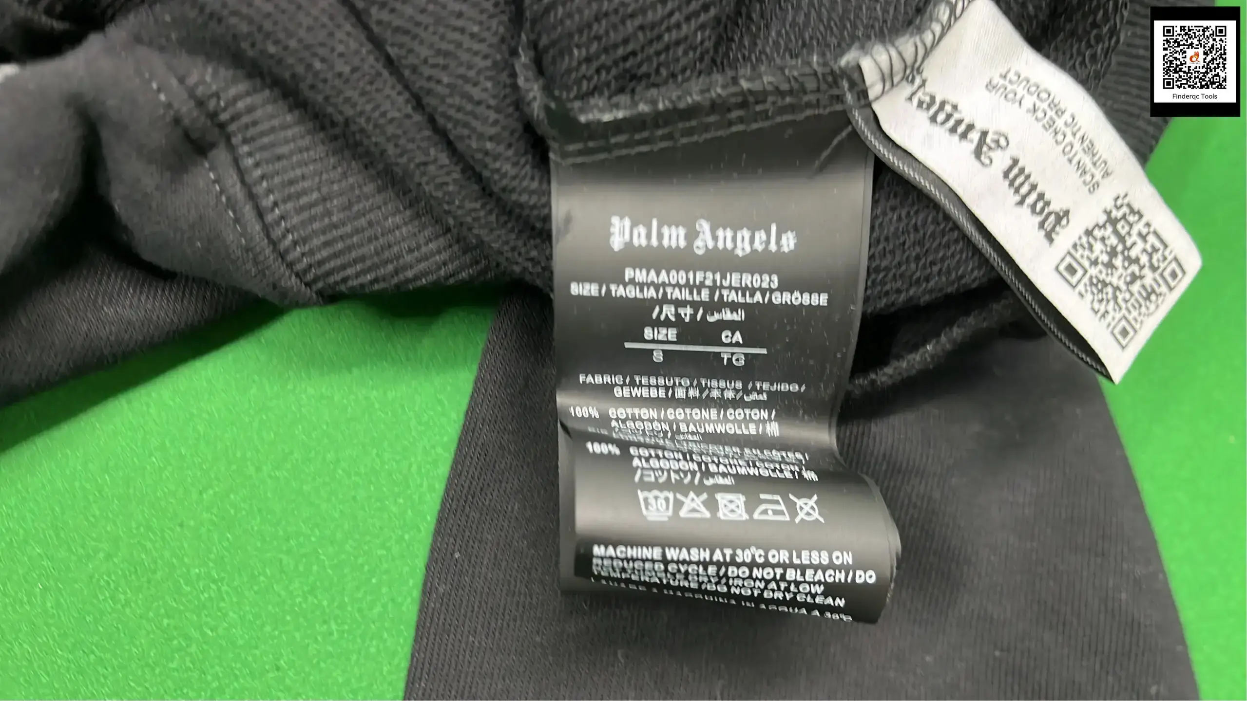 Correct version PA Palm Angel letter spray paint letter printing City Limited hooded sweater men's and women's hoodie coat