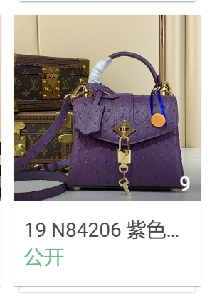 19 N84206 紫色(鸵鸟纹)