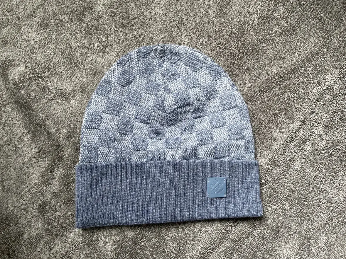 Louis Vuitton Damier Beanie Grey