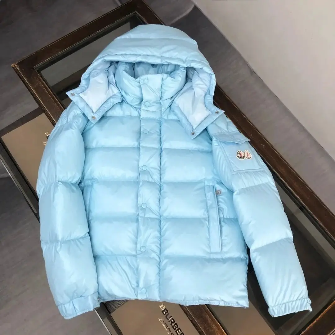 【DX6-21】新款冬季经典双标加厚防风防水保暖连帽羽绒服外套