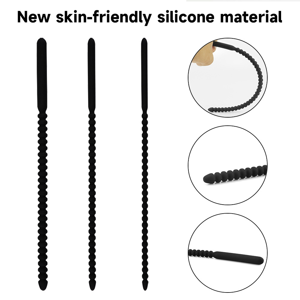 Adult products manufacturers wholesale pull bead silicone horse eye expansion urethral tube men's masturbation device alternative taste
