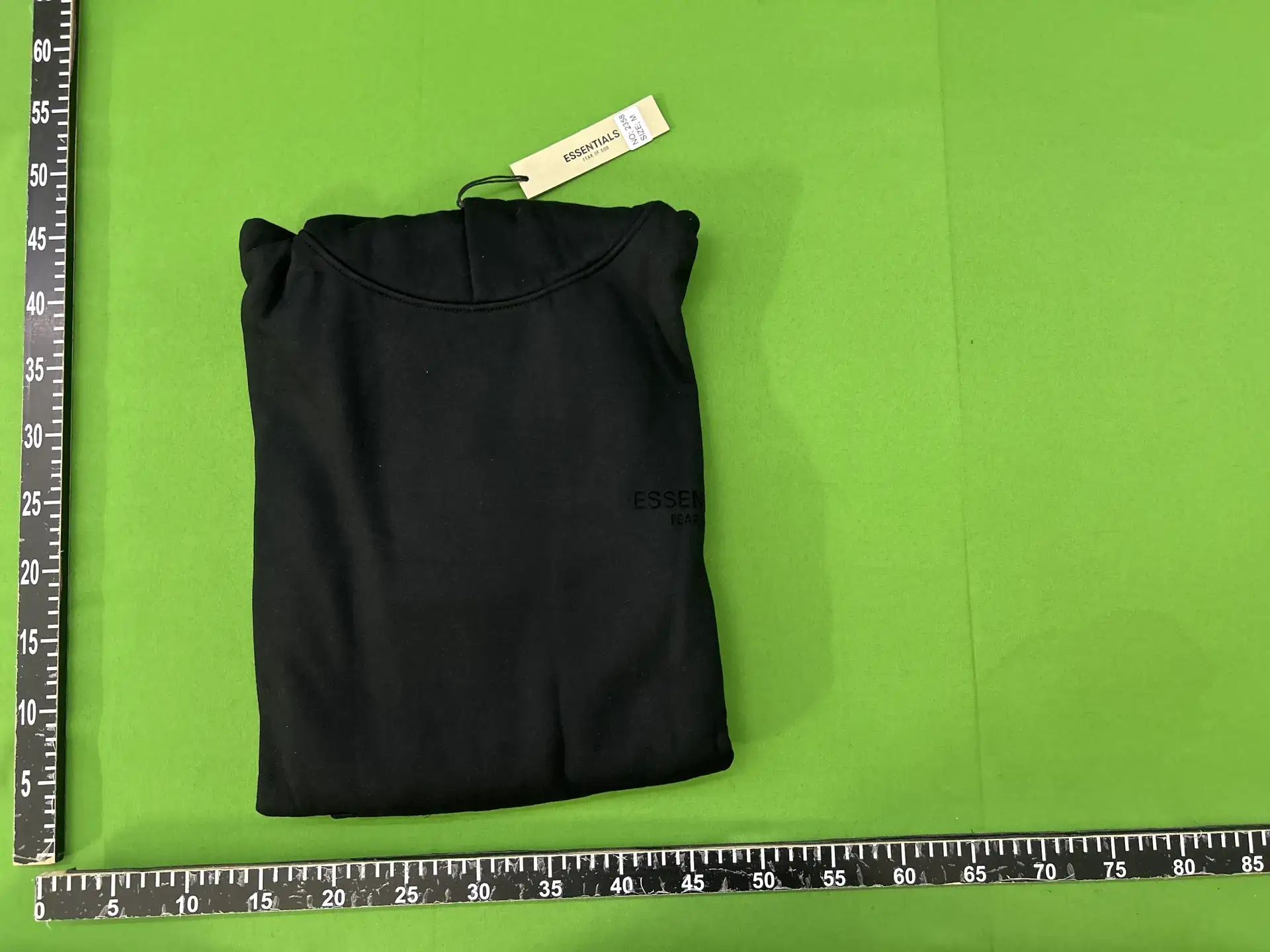 Fear of God Essentials Hoodie Black
