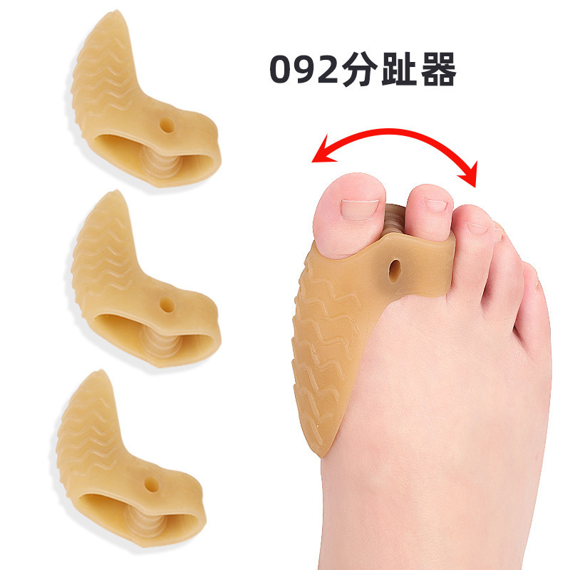 In-Stock New Model Negative Ion Sebs Elastic Thumb Valgus Toe Separator Double-Hole Toe Cover