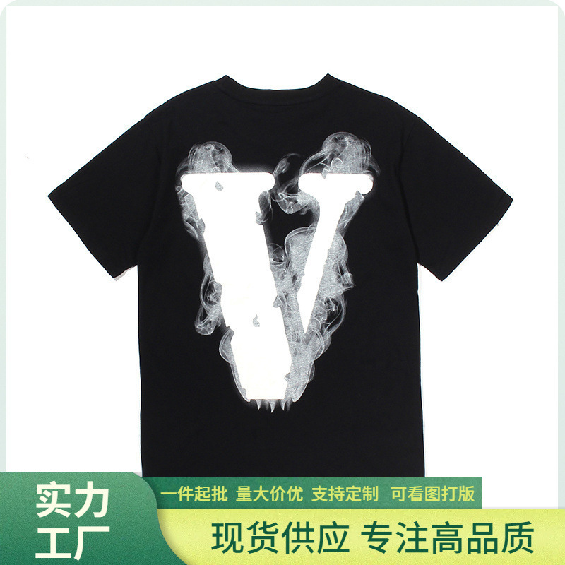 Vlone No Smoking T-shirt Black Short Sleeve