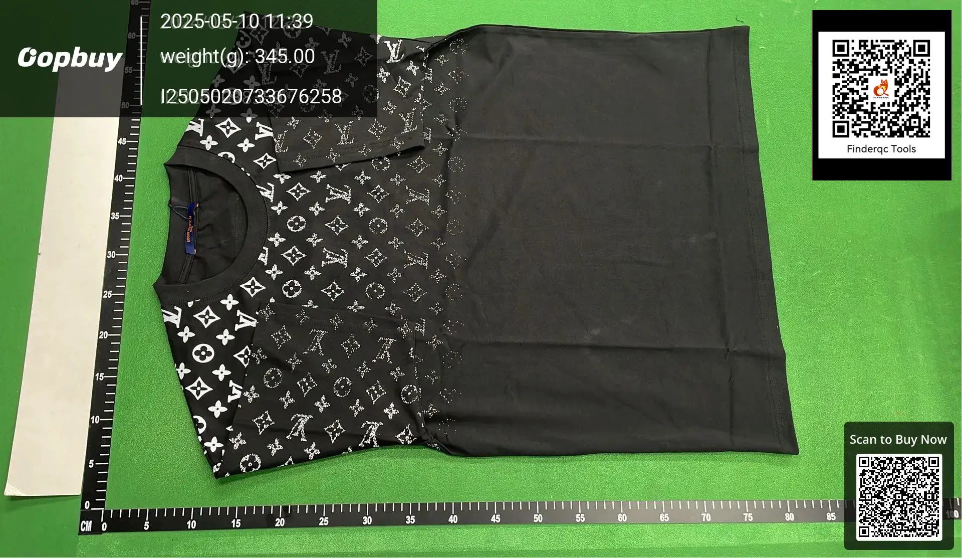 Louis Vuitton Monogram Gradient T-Shirt Black