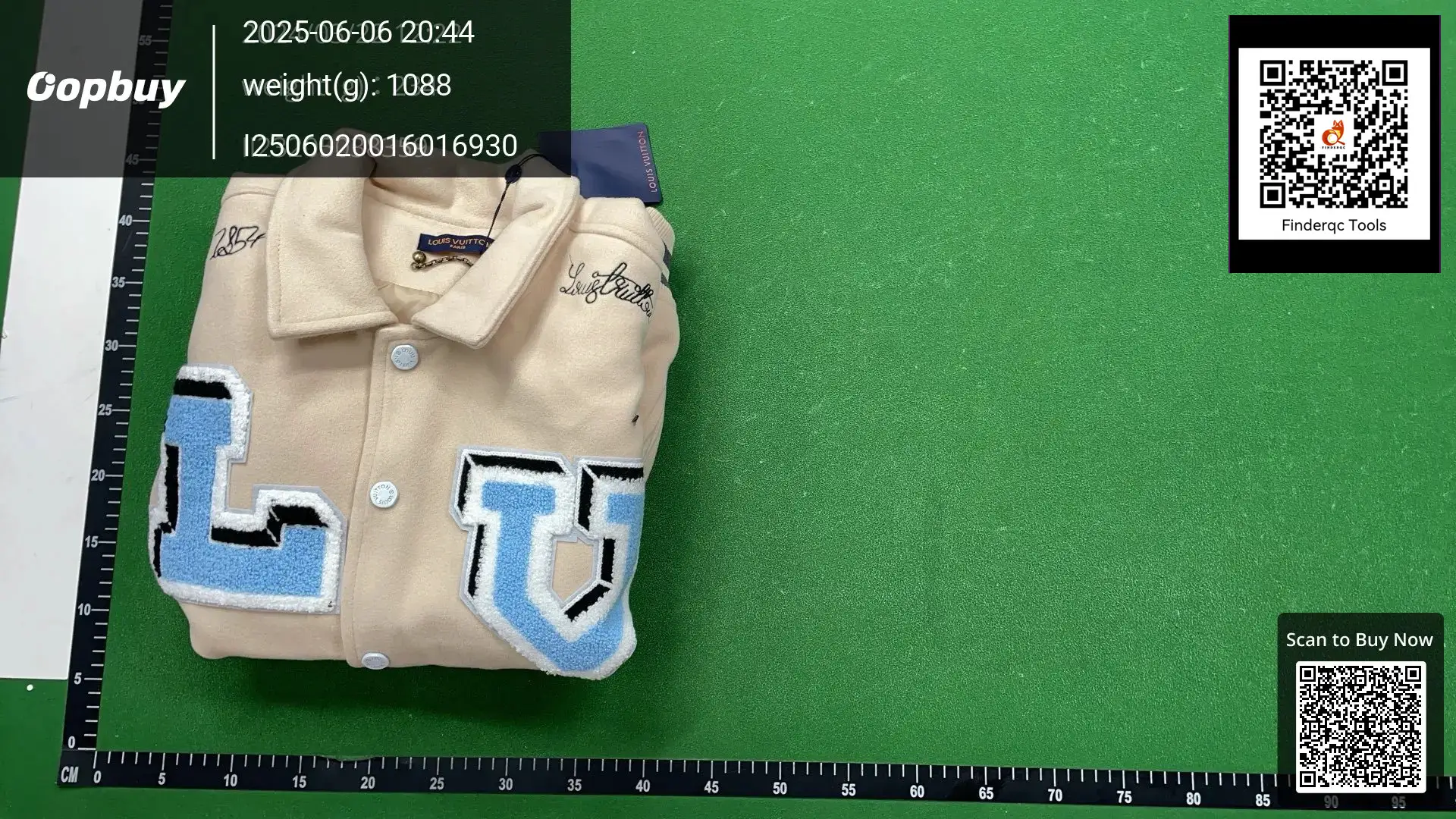 Louis Vuitton Varsity Jacket Beige