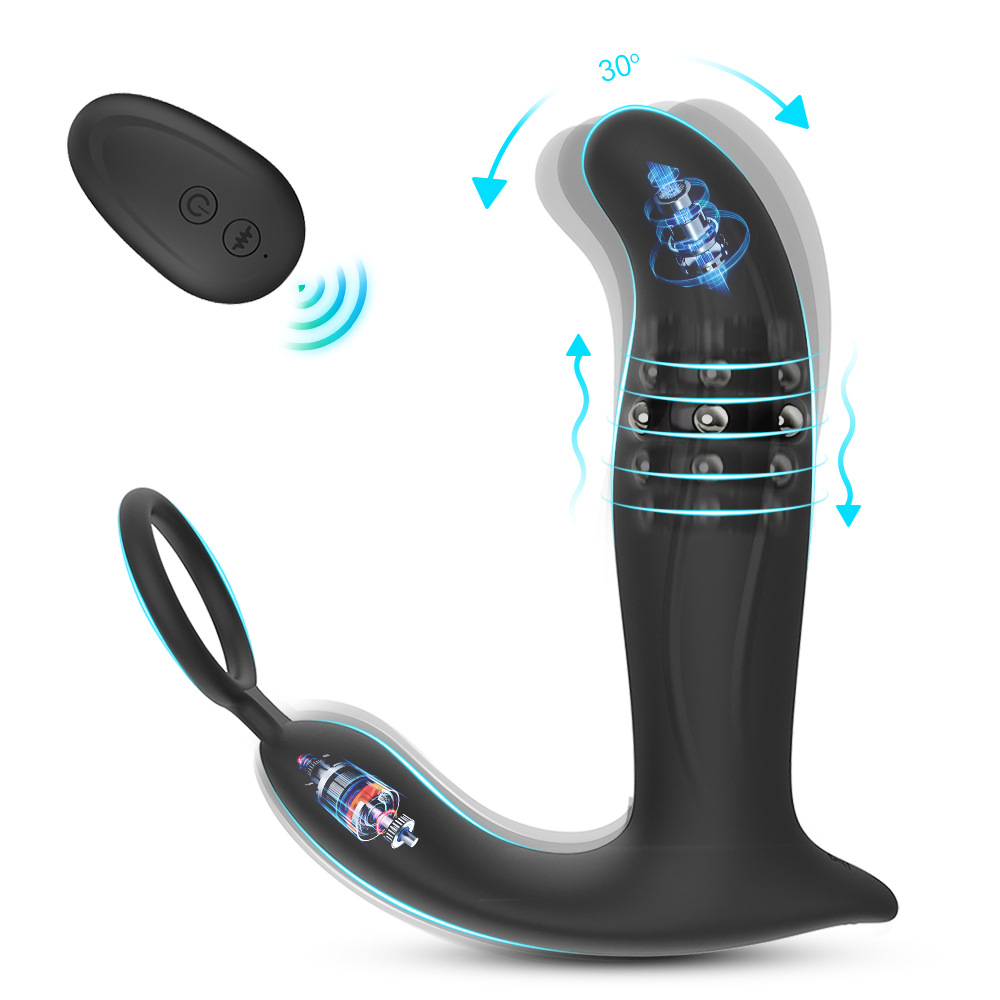 Cross-Border New Product 10-Frequency Peristaltic Prostate Massager Anal Plug  Adult Products Wholesale Dropshipping