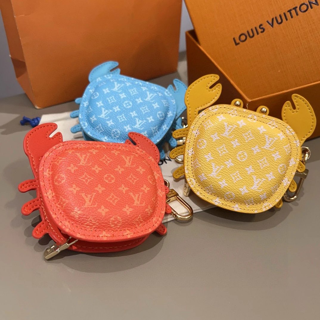 Louis Vuitton Crab Coin Purse Keychain Foto QC de WEIDIAN na Qualit.ly