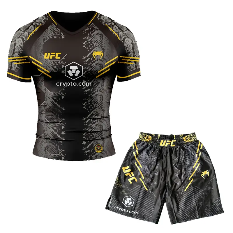 Venum Ufc Fight Night Appearance Venom Collaboration Boxing and Muay Thai Loose Quick-Dry Sports Training Fighting T-Shirt