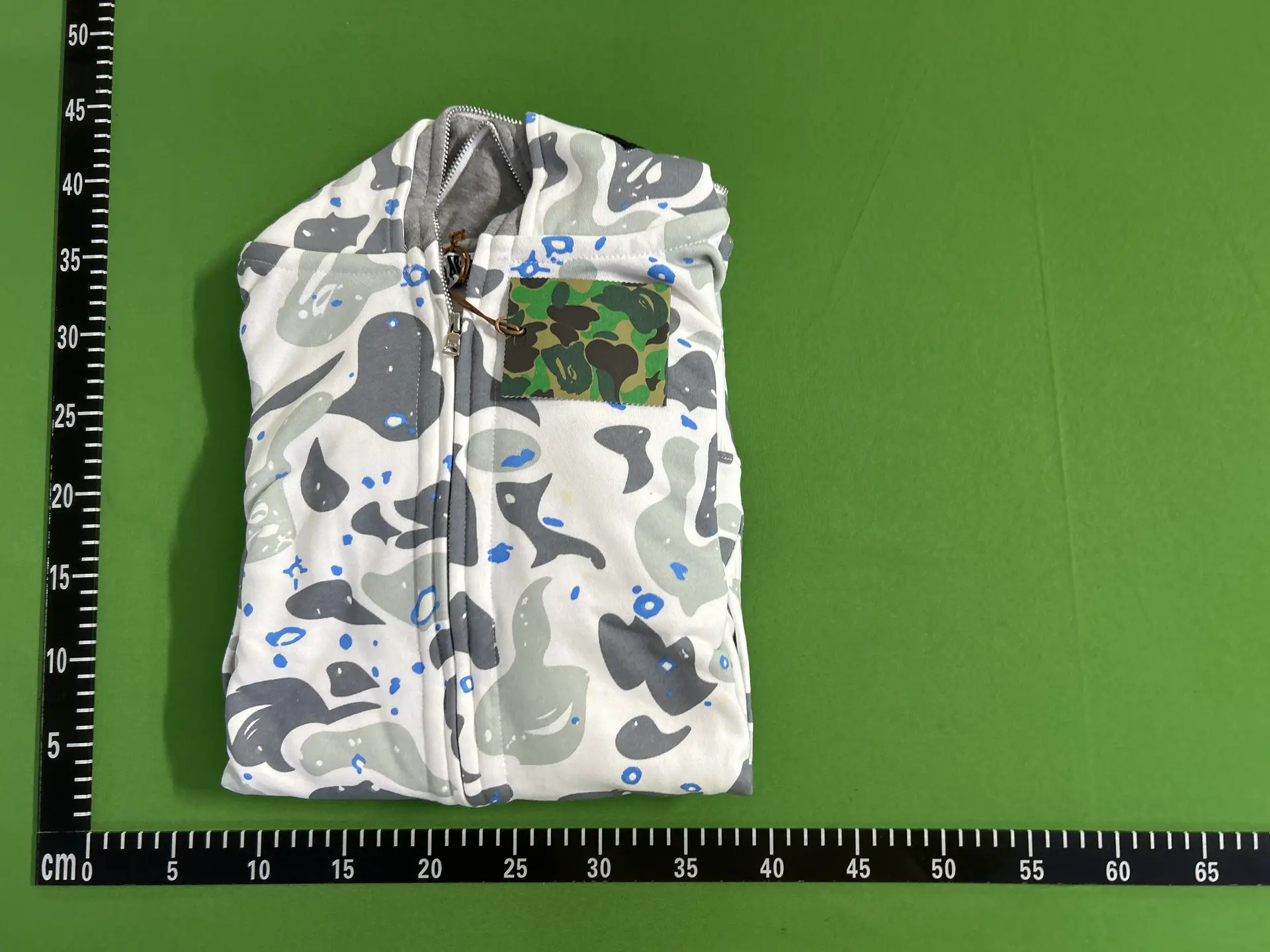 A Bathing Ape Camo Shark Full Zip Hoodie