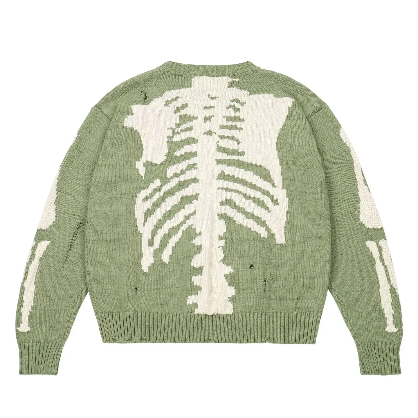 Men's Skeleton Jacquard Knit Sweater