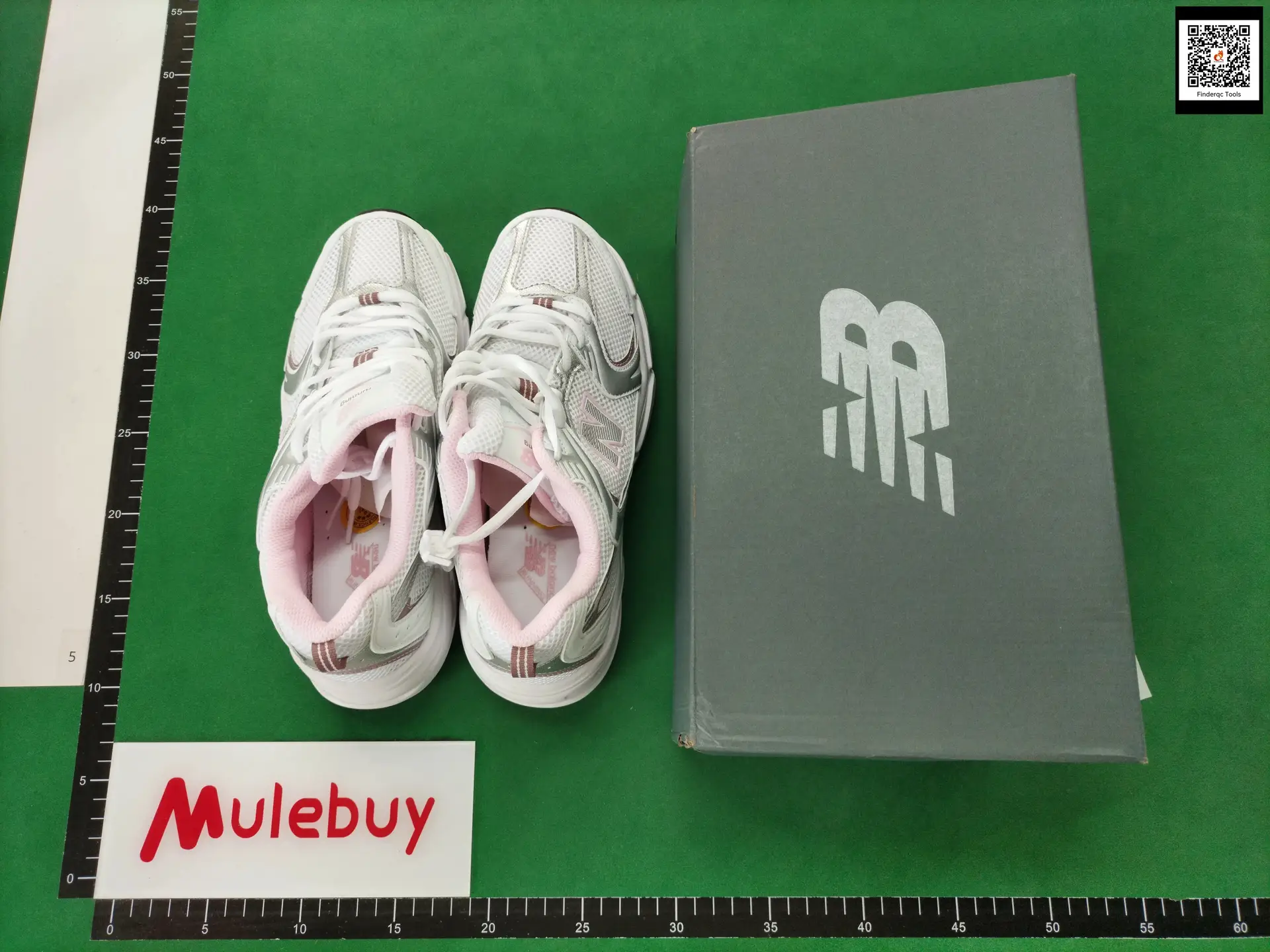 New Balance 574 White Pink