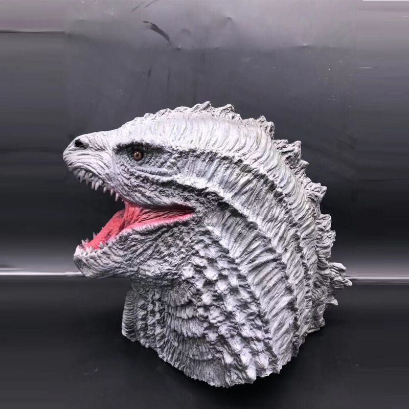 2021 Godzilla Mask War King Kong Halloween Horror Latex Headgear cosplay Monster Dinosaur Mask
