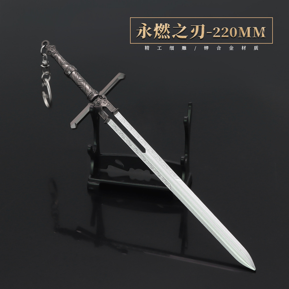 Bode Gate 3 permanent blade alloy weapon model all-metal toy hand-made props decoration peripheral 22cm