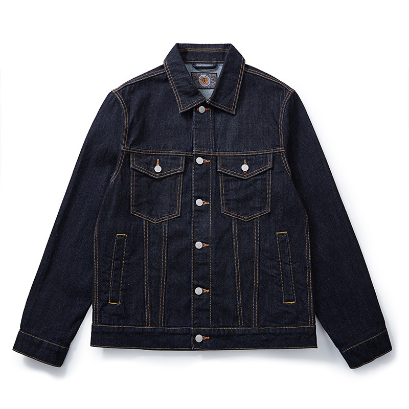 Red Ear Tannin Denim Primary Colors Men's Spring and Autumn New Casual Loose Simple American Style Retro Fashion Brand Fixation