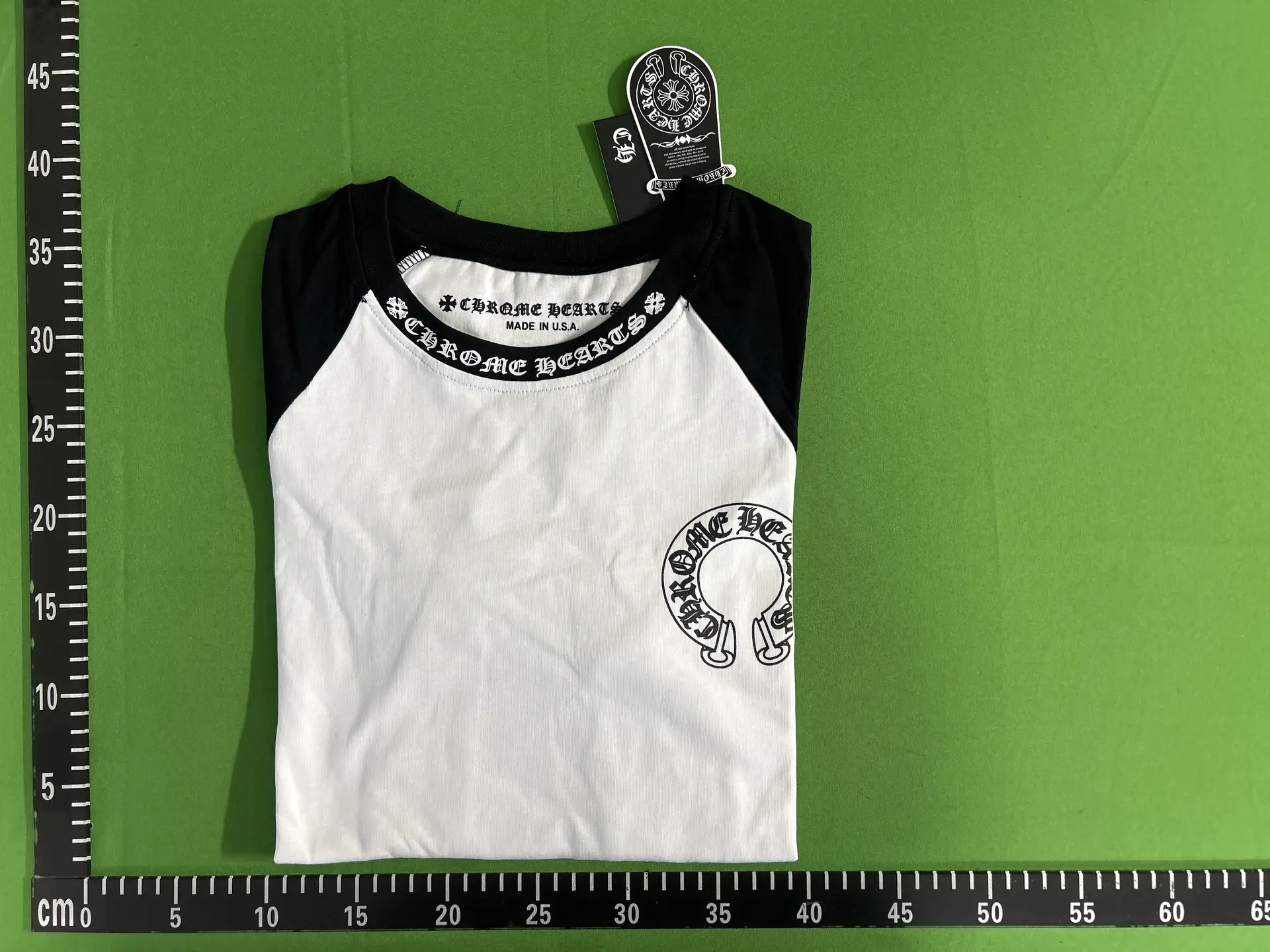 Chrome Hearts Baseball Tee White Black
